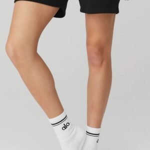 ALO UNISEX HALF-CREW THROWBACK SOCK