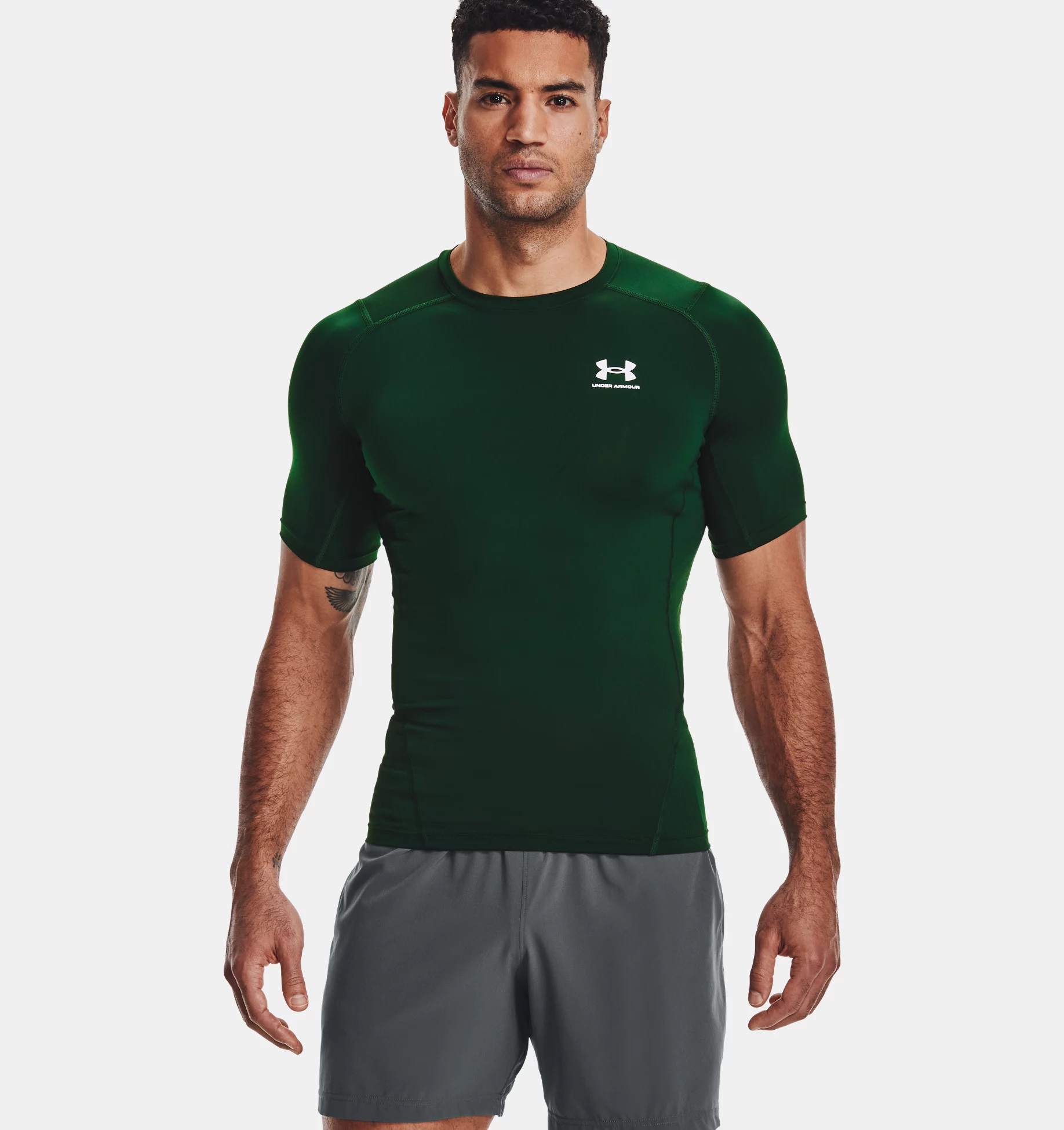 Men’s HeatGear® Short Sleeve green Men’s HeatGear® Short Sleeve green