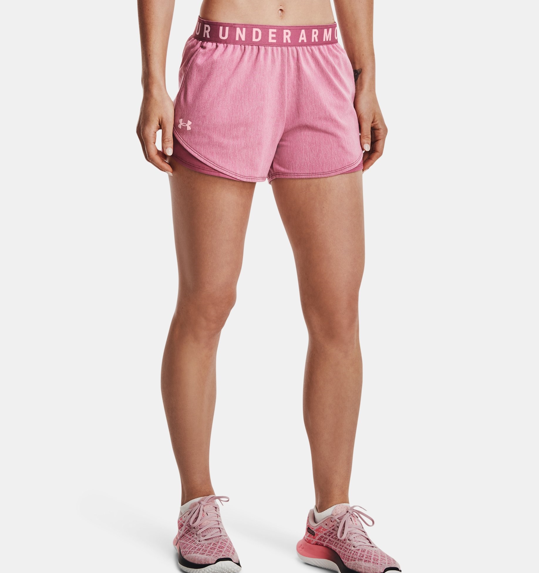 Women’s UA Play Up 3.0 Twist Shorts pink Women’s UA Play Up 3.0 Twist Shorts pink